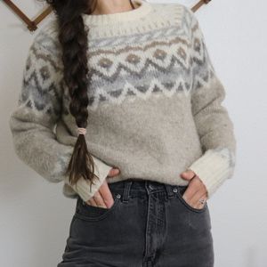 Cream Neutral Detail Sweater